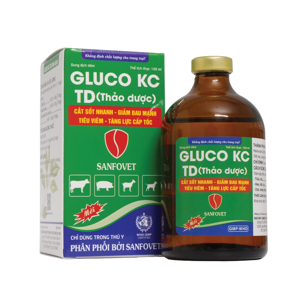 Thuốc thú y gluco kc có thể bổ sung năng lượng cho thú cưng không?
