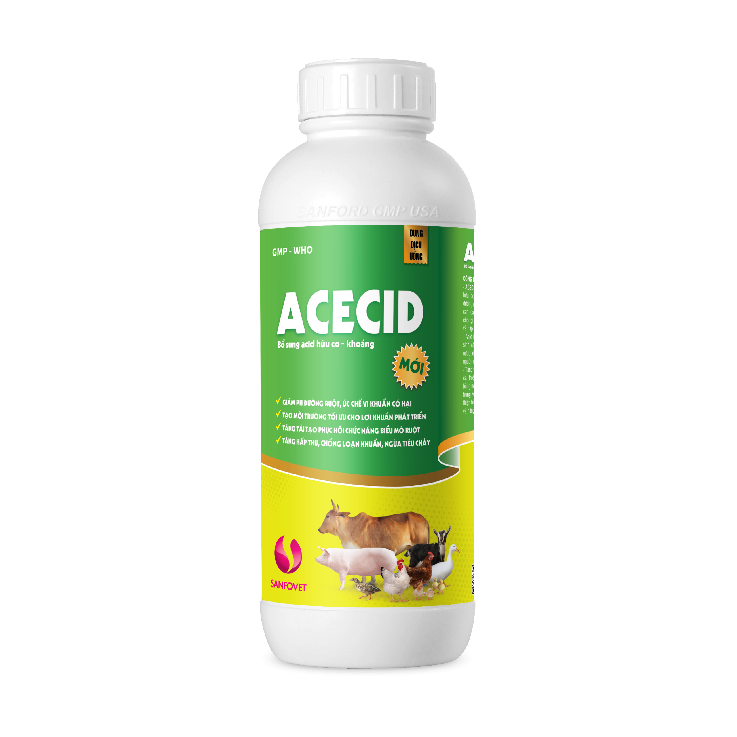 ACECID - Bổ sung acid hữu cơ - khoáng cho gia súc, gia cầm ACECID Bổ sung acid hữu cơ - khoáng cho gia súc, gia cầm